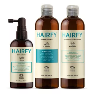 Combo Anticaída Hairfy - Loción, Shampoo Y Acondicionador