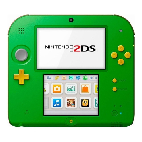 Nintendo  3DS 2DS Link Edition  color verde y negro