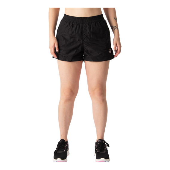 Short Topper Roy Mujer Moda Negro