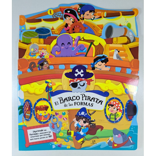 El Barco Pirata De Las Formas - Libro Infantil