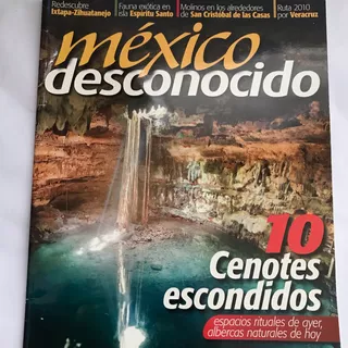 Cenotes Escondidos, Revista México Desconocido No. 396