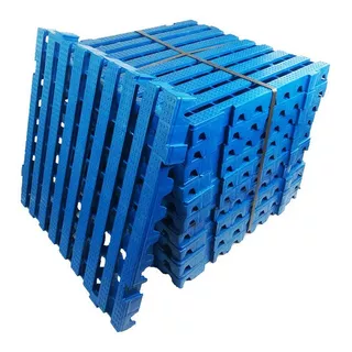Pallet Plástico Estrado 4,5 X 50x50 Cm Cor Azul