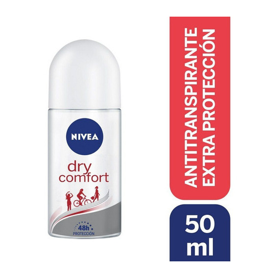 Nivea Desodorante Roll On Dry Comfort 50 Ml Fragancia N/A