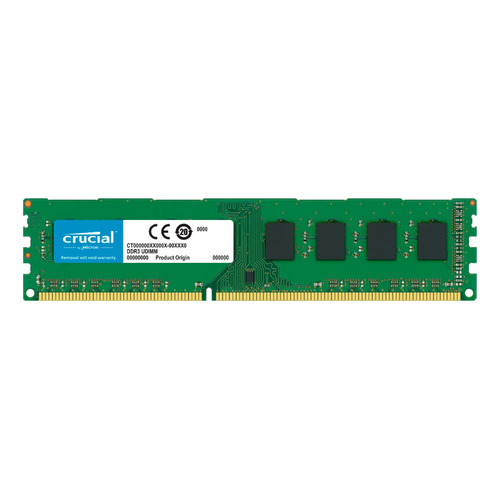 Memoria RAM gamer color verde 8GB 1 Crucial CT102464BD160B
