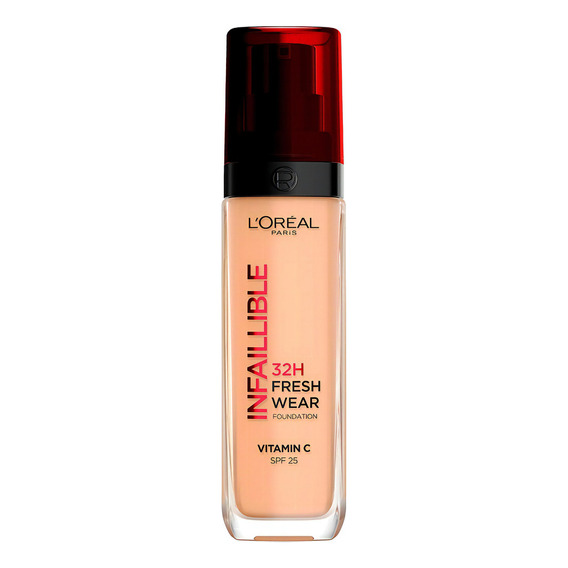 Base de maquillaje líquida L'Oréal Paris Infaillible 32H Fresh Wear Infaillible 32H Fresh Wear tono 225 sable beige - 30mL 106g