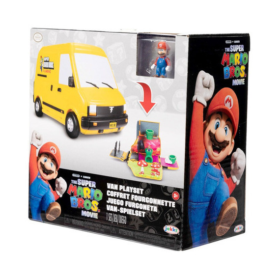 Playset De Mario Bros Camioneta Con Figura Incluida Pelicula