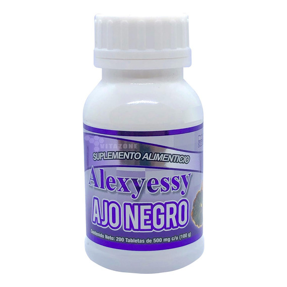 Ajo Negro 200 Tabletas De 500 Mg Alexyessy