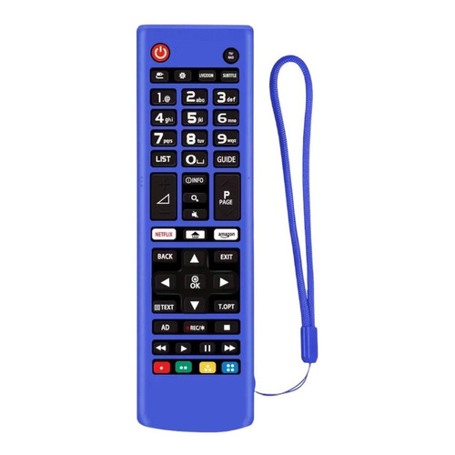 Funda De Silicon Para Control LG Smart Tv Azul Rey
