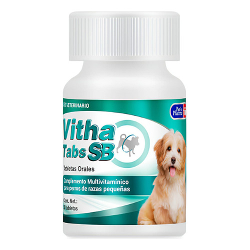 Pets Pharma Vitha Tabs Multivitamínico Perros Pequeños 30tab