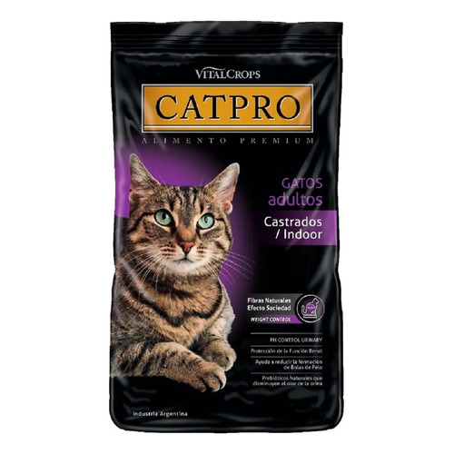 Alimento Catpro Premium Castrados/Indoor para gato adulto sabor mix en bolsa de 3 kg