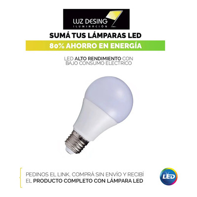 Plafon Rooftop Xl Metal Apto Led Deco Moderno Luz Desing Cie
