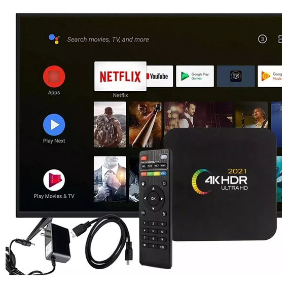 Tv Box Pc Android 4k Hd Converti Tv En Smart 1 Año Garantia