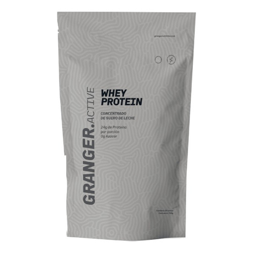 Whey Protein Granger Proteina En Polvo 24g Proteina 750g Sabor Natural