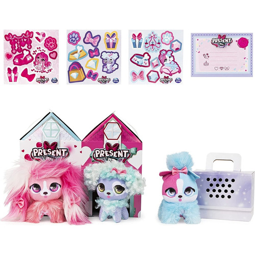 Present Pets Minis Fluffy Bffs Paquete De 3 Juguetes