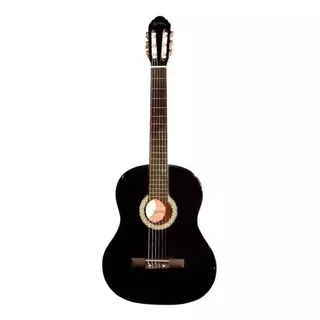 Guitarra Criolla Clásica Memphis 851 Para Diestros Negra