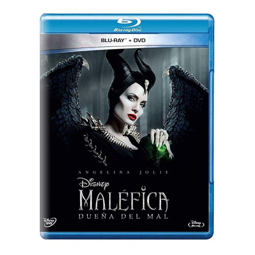 Malefica Dueña Del Mal Angelina Jolie Pelicula Bluray + Dvd