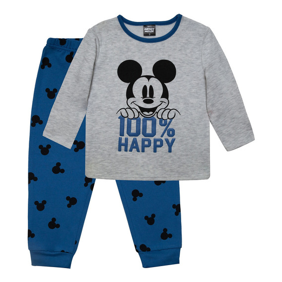 Pijama Niño Mickey Happy Azul Disney