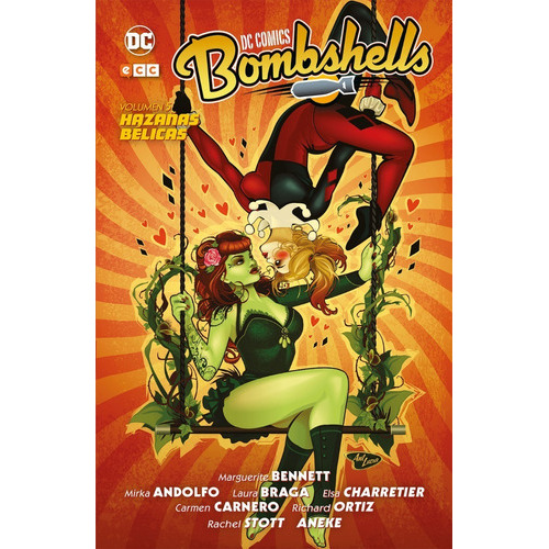 Dc Comics Bombshells: Hazañas Belicas, De Marguerite Bennett. Serie Dc Comics Bombshells, Vol. 5. Editorial Dc, Tapa Dura En Español, 2019