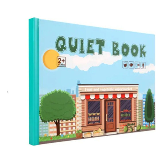  Quiet Book Libro Montessori De Aprendizaje Pegatinas