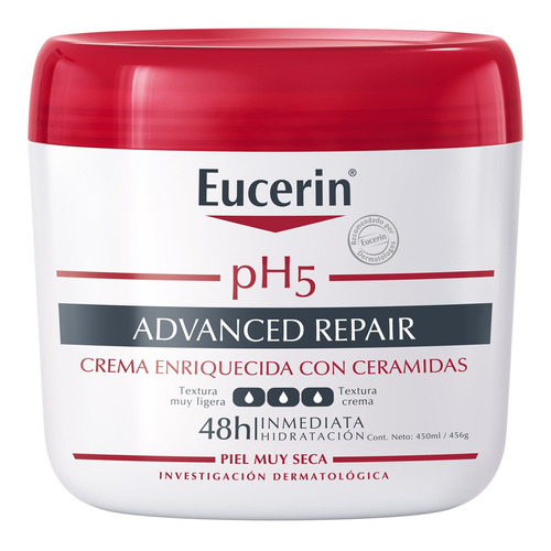 Eucerin Ph5 Advanced Repair Tarro 450ml Fragancia Neutro