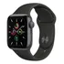 Apple Watch SE (GPS, 1.575") - Caja de aluminio color gris espacial - Correa deportiva Negra