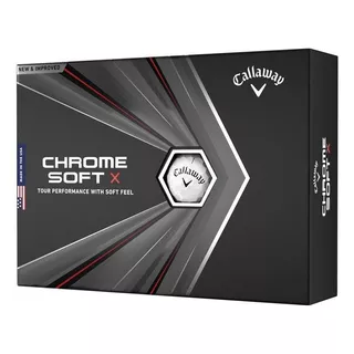 Pelotas Golf Callaway Chrome Soft X Color Blanco