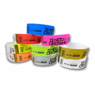 Pulseira De Identificação Personalizada - Nylon Kit 3000 Und