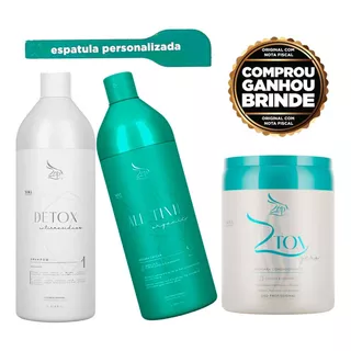 Kit Progressiva Zap Orgânica All Time Sem Formol + Ztox Zero