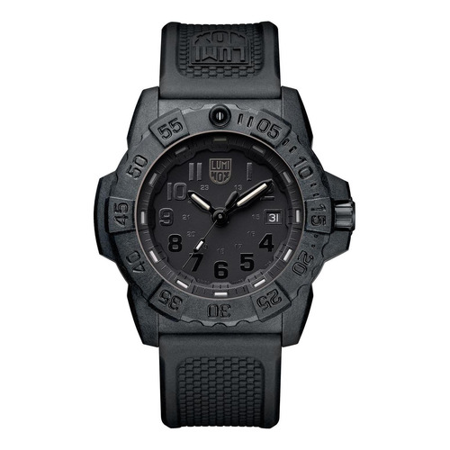 Reloj Tactico Luminox Navy Seal Xs.3501.bo.f Negro Sumergibl
