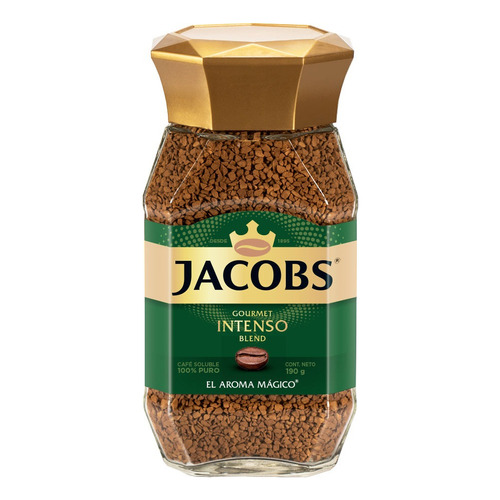 Cafe Soluble Liofilizado Intenso Jacobs 190 Grs