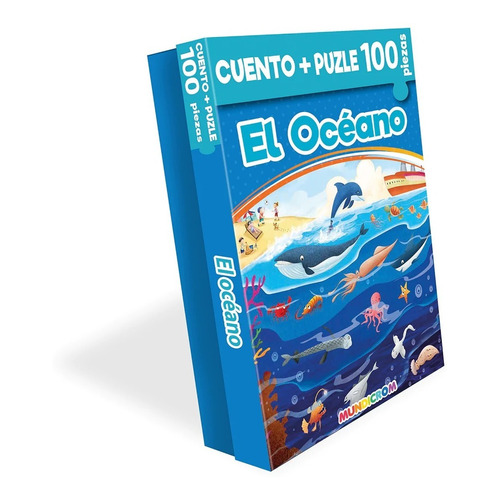 Libro Infantil Cuento El Oceano + Puzle 100 Piezas Mundicrom