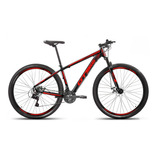 Bicicleta Bike Aro 29 Mtb Freio Disco 21v Gts Pro M5 Intense Cor Preto/Vermelho Tamanho do quadro 19 "