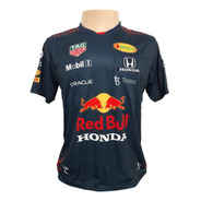 Camiseta Verstappen Red Bull - Azul-escuro