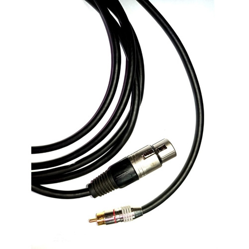 Cable Rca A Xlr Hembra De 1 Metro Cal. 24 Uso Rudo