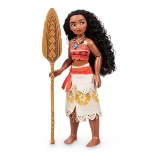 Boneca Moana  Disney Store 30 Cm Com Remo Articulada 