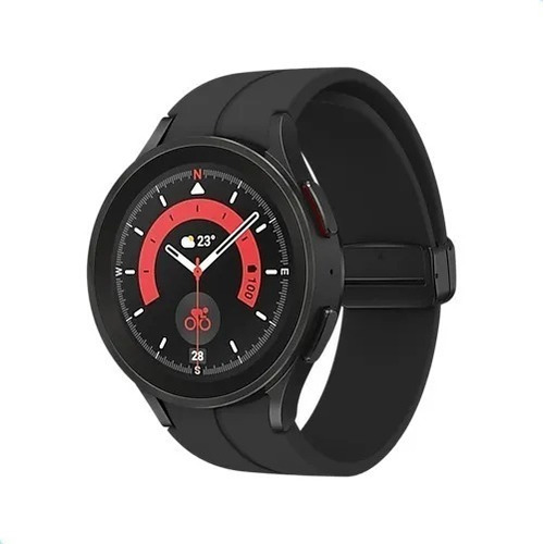 Reloj Samsung Galaxy Watch5 Pro Bluetooth Inteligente Black Color de la caja Black titanium Color de la malla Black titanium Color del bisel Black titanium