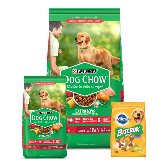 Comida Perro Dog Chow Adulto 24 Kg + Promo!