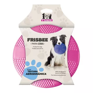 Brinquedo Sanremo Pet Frisbee Dog Na Cor Rosa