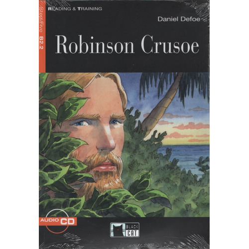 Robinson Crusoe - R&t 5 (b2.2), De Defoe, Daniel. Editorial Vicens Vives/black Cat, Tapa Blanda En Inglés Internacional