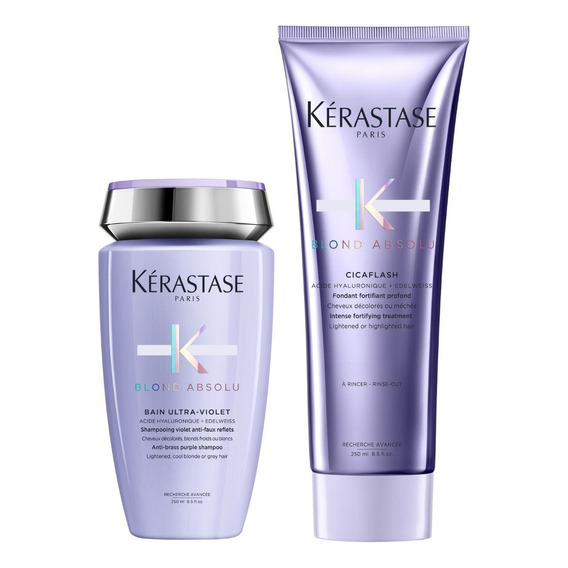  Kerastase Set Blond Absolu Bain U-violet, Cicaflash Rubios