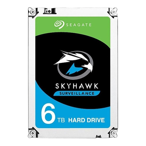 Disco duro interno Seagate SkyHawk ST6000VX0023 6TB azul