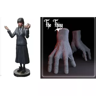 Los Locos Addams Merlina Dedos Set Archivo Stl 3d Print