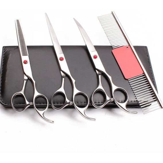 Set Tijeras Estetica Canina Uso Profesional Estilista