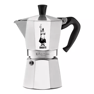 Cafetera Portátil Bialetti Moka Express 6 Tazas Manual Italiana