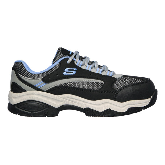 Zapato De Seguridad Skechers Biscoe Celeste Zapatilla Mujer