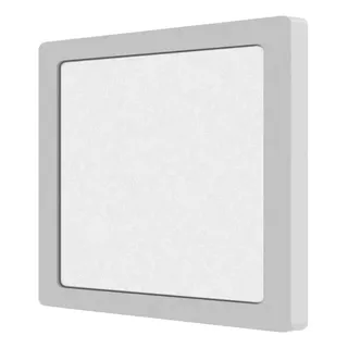 Kit 3 Plafon Led Painel Sobrepor 20x20 Luz Neutra 4000k 18w Cor Branco 110v/220v