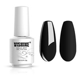 Esmalte Para Uñas En Gel De Larga Duracion Color Negro