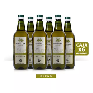 Aceite De Oliva Virgen Extra Fontalba Blend X6 Botellas X 1l