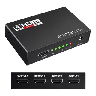 Splitter Hdmi 1x4 1080p 1 In 4 Out - Dy
