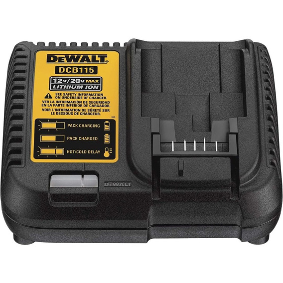 Cargador Dewalt Dcb115 12v Y 20v Ion Litio 1,5 Ah A 6ah